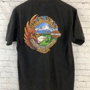 Mens harley davidson pikes peak t shirt